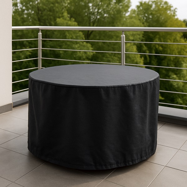 Housse sur mesure pour table ronde